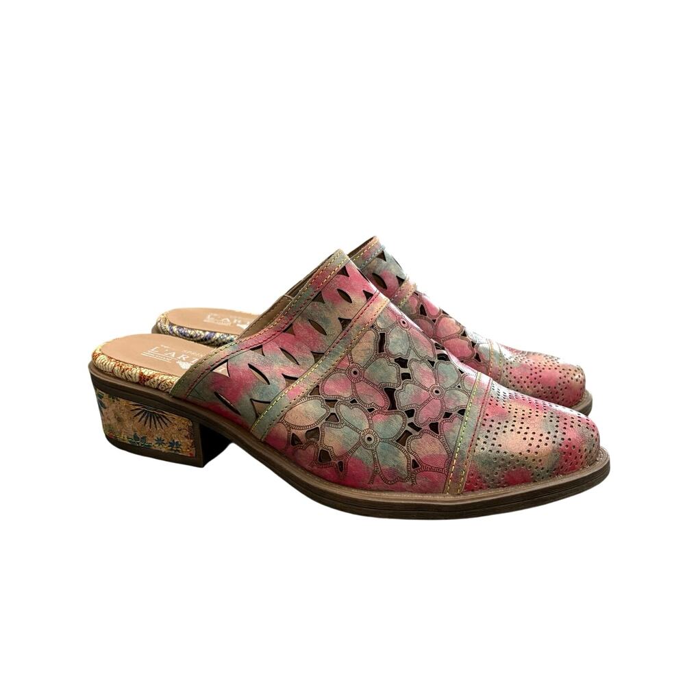 L'Artiste by Spring Step Rosalinda Mules Women’s Size 42 / 11 Boho Western
